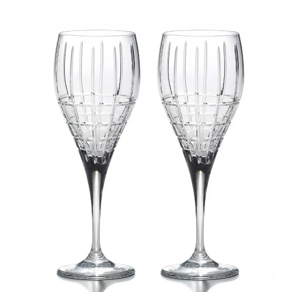 brand new w/ tags Boxed Set of 2 Mikasa Avenue 11.5 oz Goblets / Wine Glasses